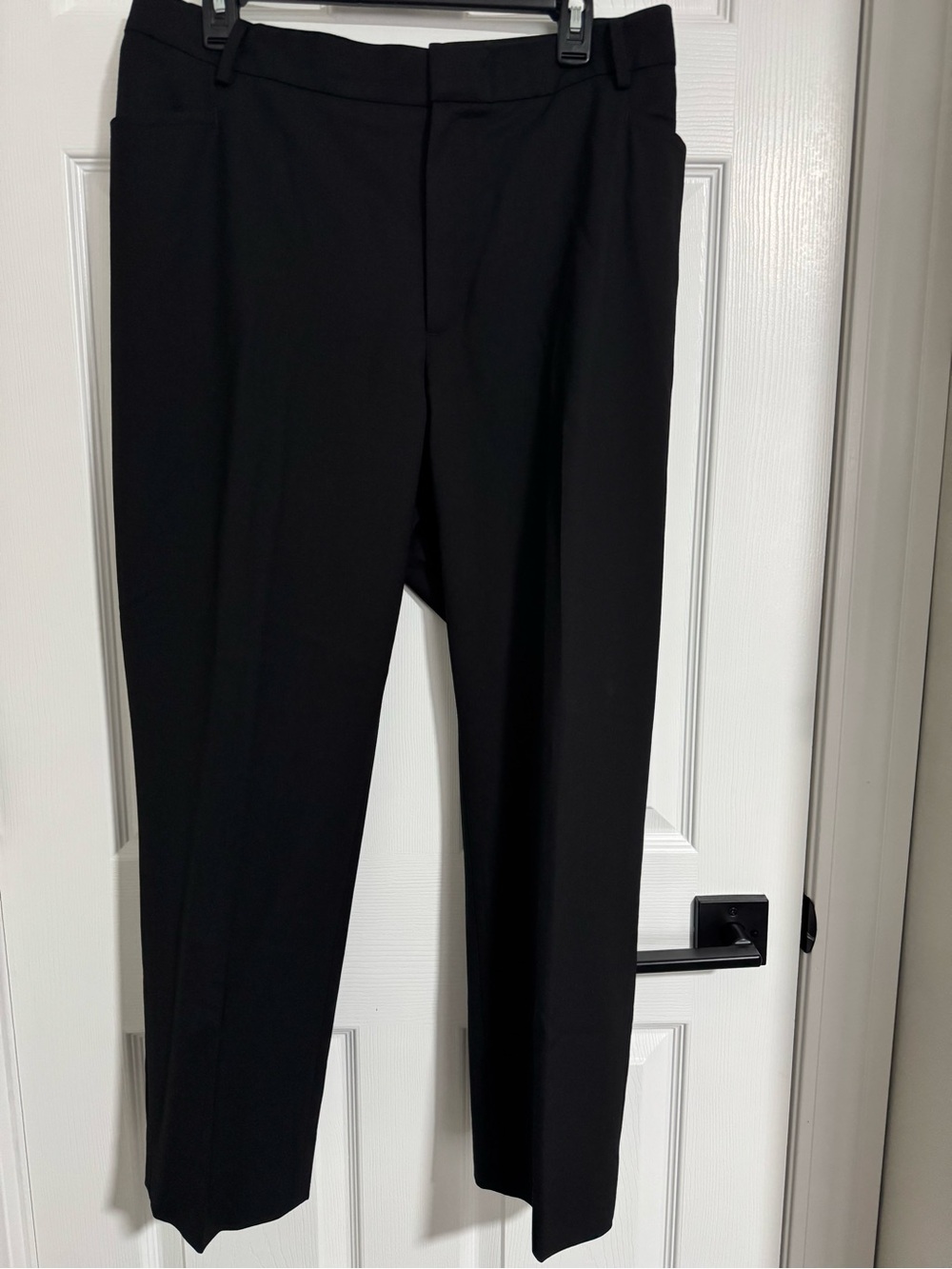 Banana Republic Black Straight-Leg Women's Dress Pants